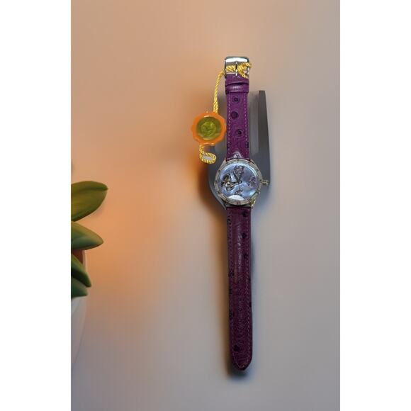 NWT Stuhrling Vogue Audrey Freedom Set 196SW.1115Q78 36 mm Auto Skeleton Watch - Picture 13 of 16